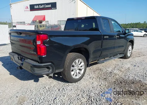 2019 Chevrolet Silverado 1500 Custom из США, поврежденный, VIN 1GCRWBEH1KZ402737